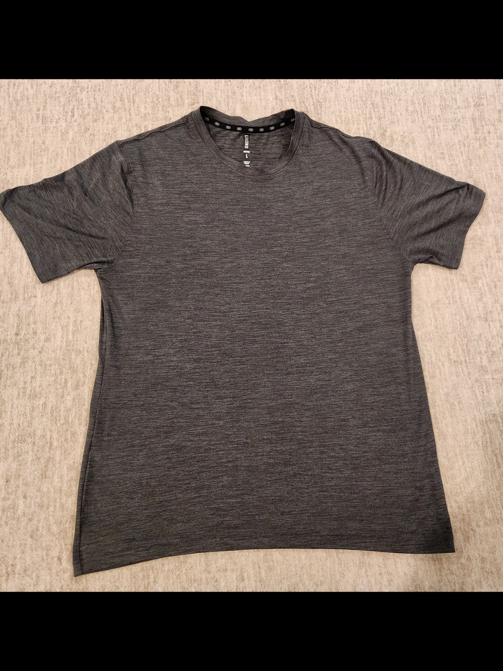 Men's Gray Legend Performance Crew Neck Shirt